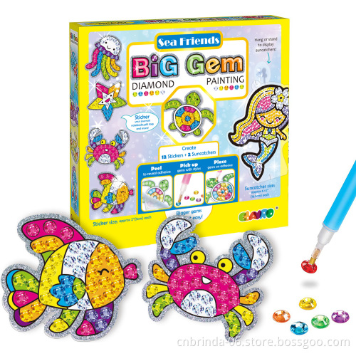 12 Set 5D Diamond Painting for Kids Unicorn Diamond Painting Kits by Number Round Crystal Rhinestone Gem Diamond Art Painting